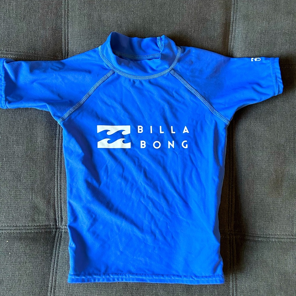 Billabong Blue Toddler rashguard